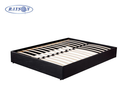 ไม้อัดดำแบบกำหนดเองฐานเตียงไม้ระแนงล้มโครงเตียง